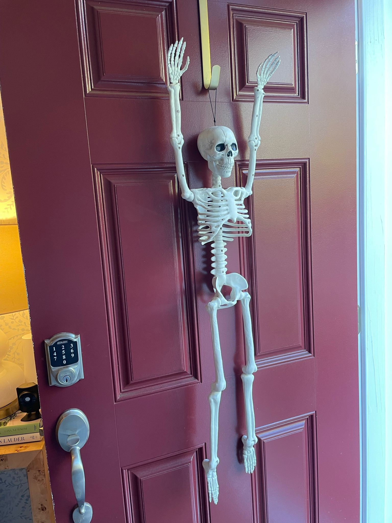 Halloween decor on our front door. Linked the other things I bought too