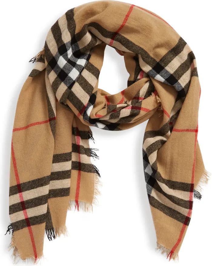 Burberry Check Cashmere Scarf | Nordstrom | Nordstrom