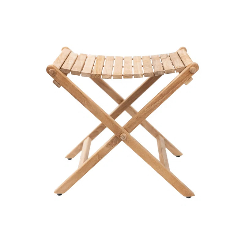 18" W Teak Shower Bench | Wayfair North America