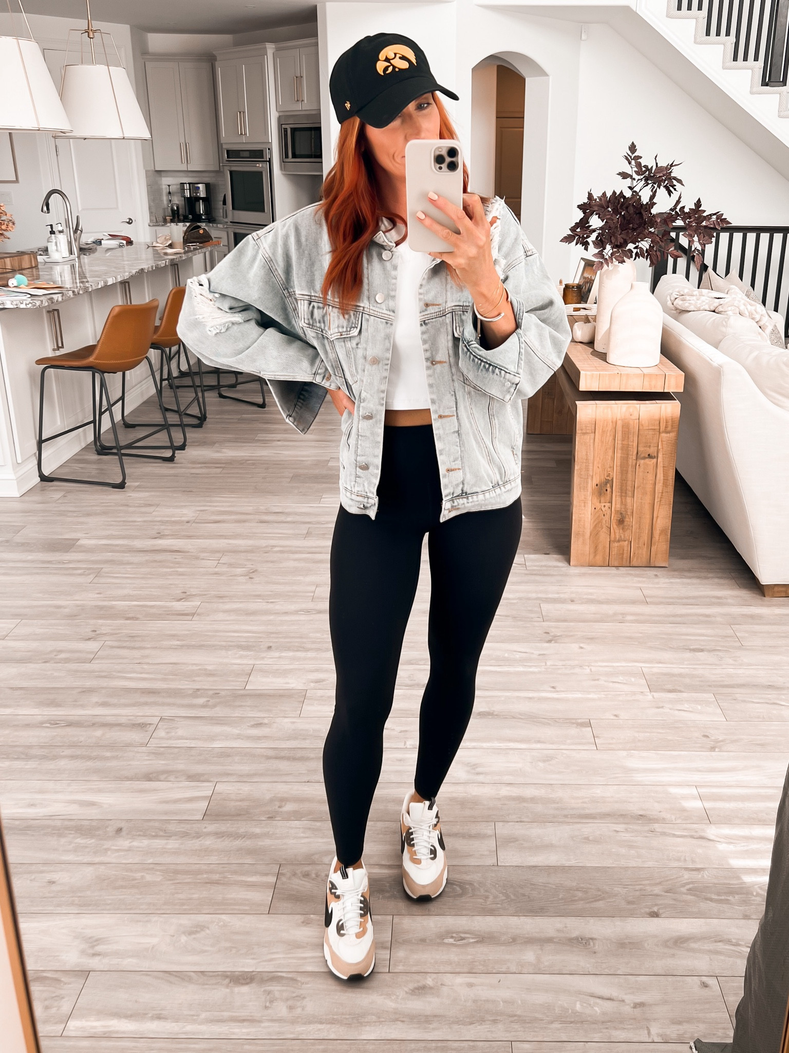 Fall Airport travel outfit

Leggings bra top crop
Jena jacket
Nike sneakers 

#everydayfashion #everydayoutfit #ootd #casualoutfit #casualstyle #streetstyle #falloutfit #womensclothing 

#LTKover40 #LTKtravel #LTKstyletip
