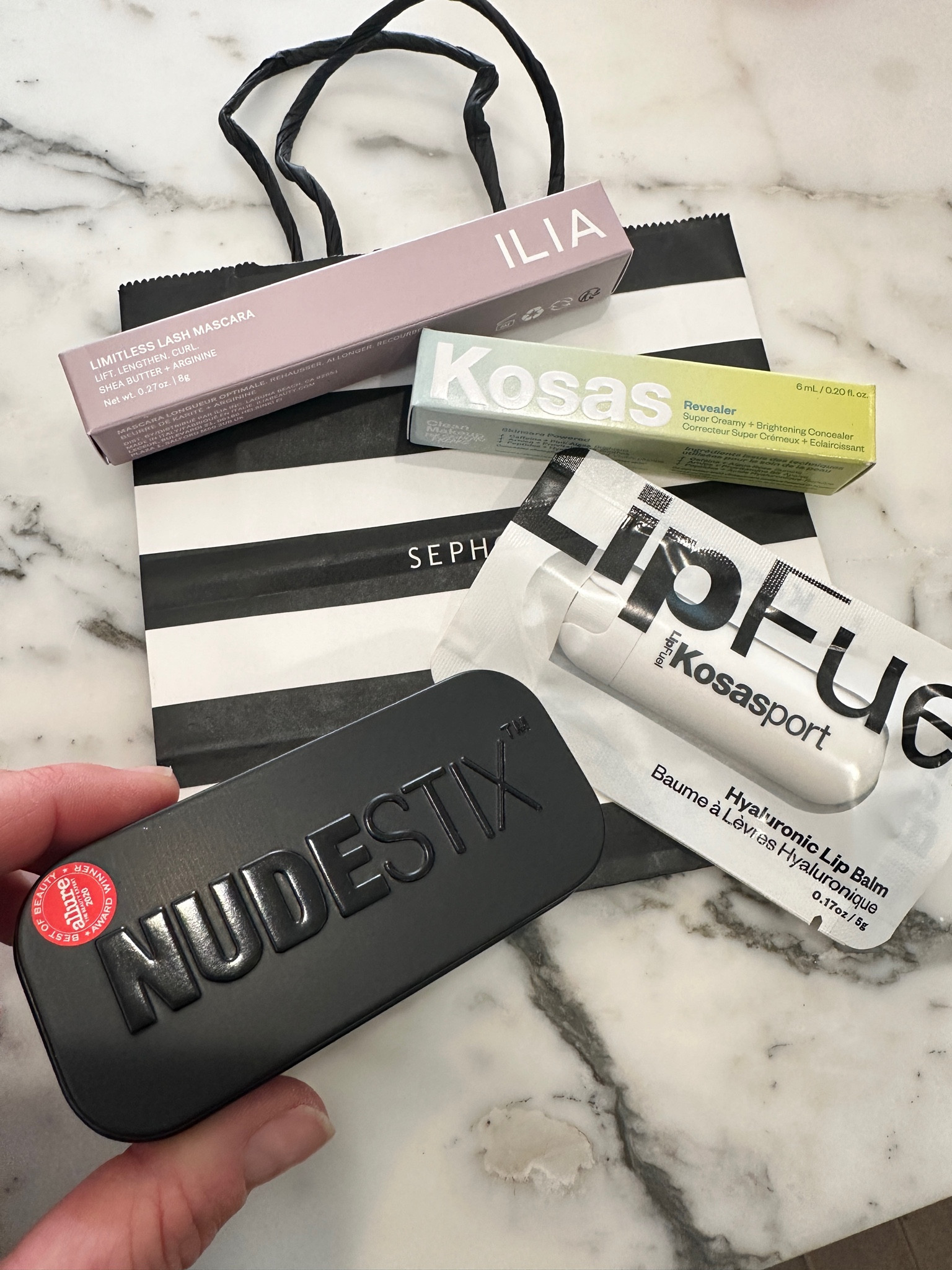 Quick stop at Sephora for essentials. All of these I highly recommend. 