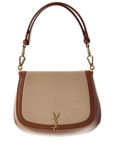 Voltaire Mini Canvas & Leather Shoulder Bag | Gilt & Gilt City