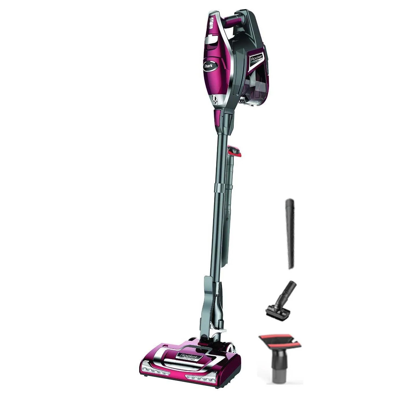 Shark HV370 Rocket Pro Corded Stick, Removalable Hand Vacuum, Advanced Swivel Steering, Specialized Pet Tools, XL Capacity, Comet Red | Walmart (US)