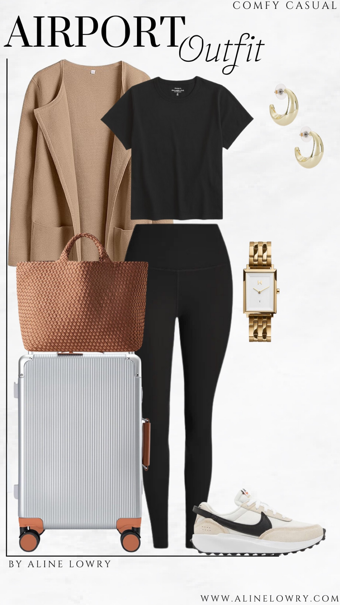 Airport outfit idea - casual chic airport outfit 

#LTKTravel #LTKStyleTip #LTKU