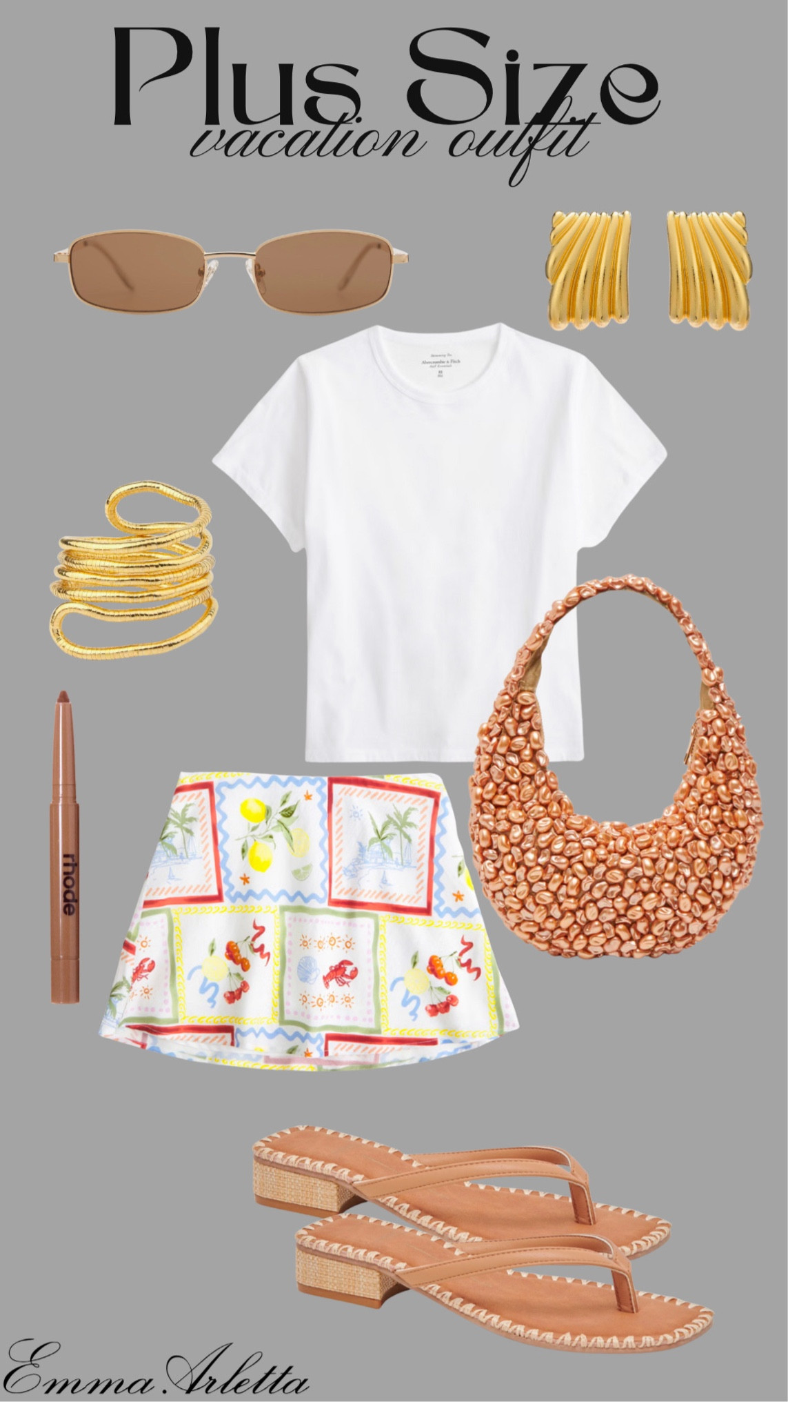 Beachy outfit inspo 🦪☀️🦞🌊

Beach outfit, resort wear, vacation outfit, mini skirt, spring break outfit, Italy outfit

#LTKStyleTip #LTKPlusSize #LTKSeasonal