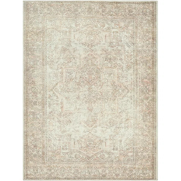 Becki Owens x Livabliss Margot Oriental Dusty Coral Area Rug | Wayfair North America