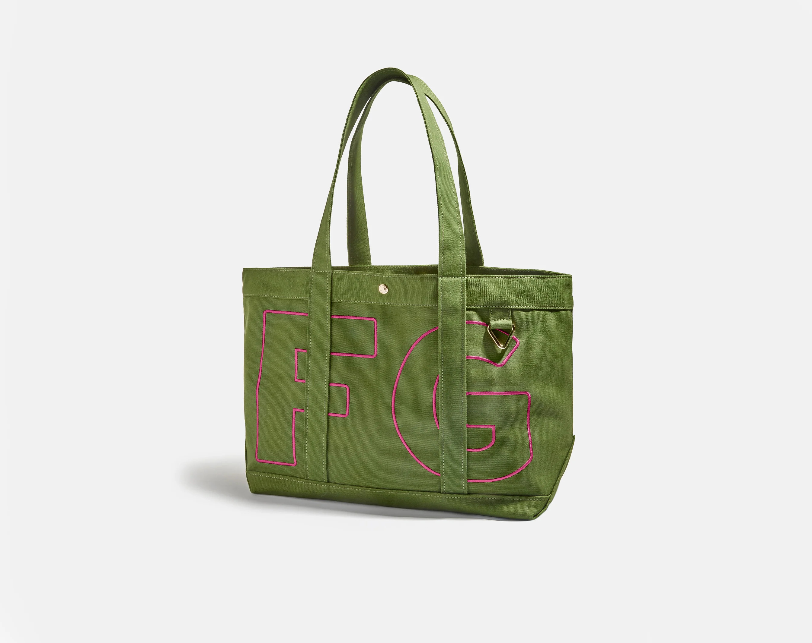 Custom Alpha Tote - Olive Green | BaubleBar