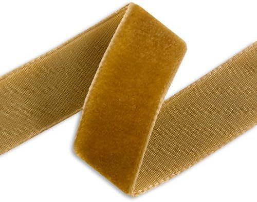 M&J Trimming Swiss Velvet Ribbon - 1 3/8" Wide Plush Single Face Woven Velvet Trim for Sewing Emb... | Amazon (US)