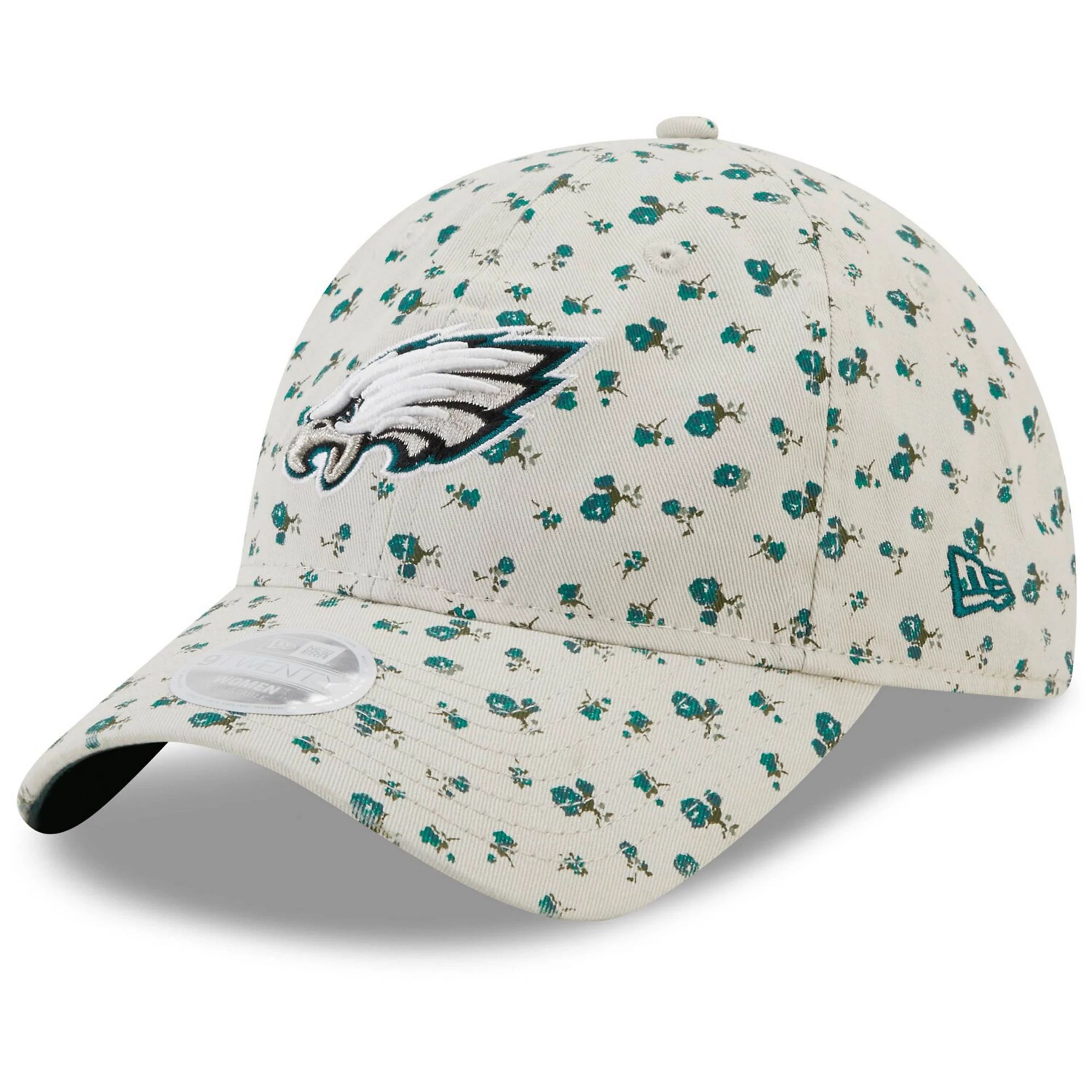 Women's New Era Cream Philadelphia Eagles Floral 9TWENTY Adjustable Hat | Kohl's