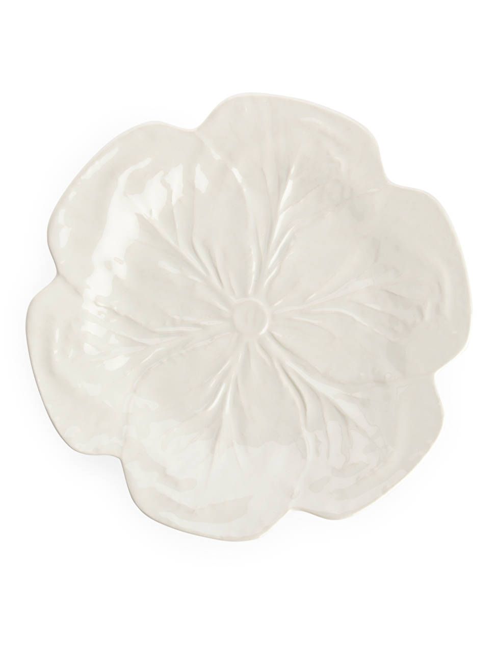 Bordallo Pinheiro Cabbage Dinner Plate 26 cm - Off White - ARKET GB | ARKET (US&UK)