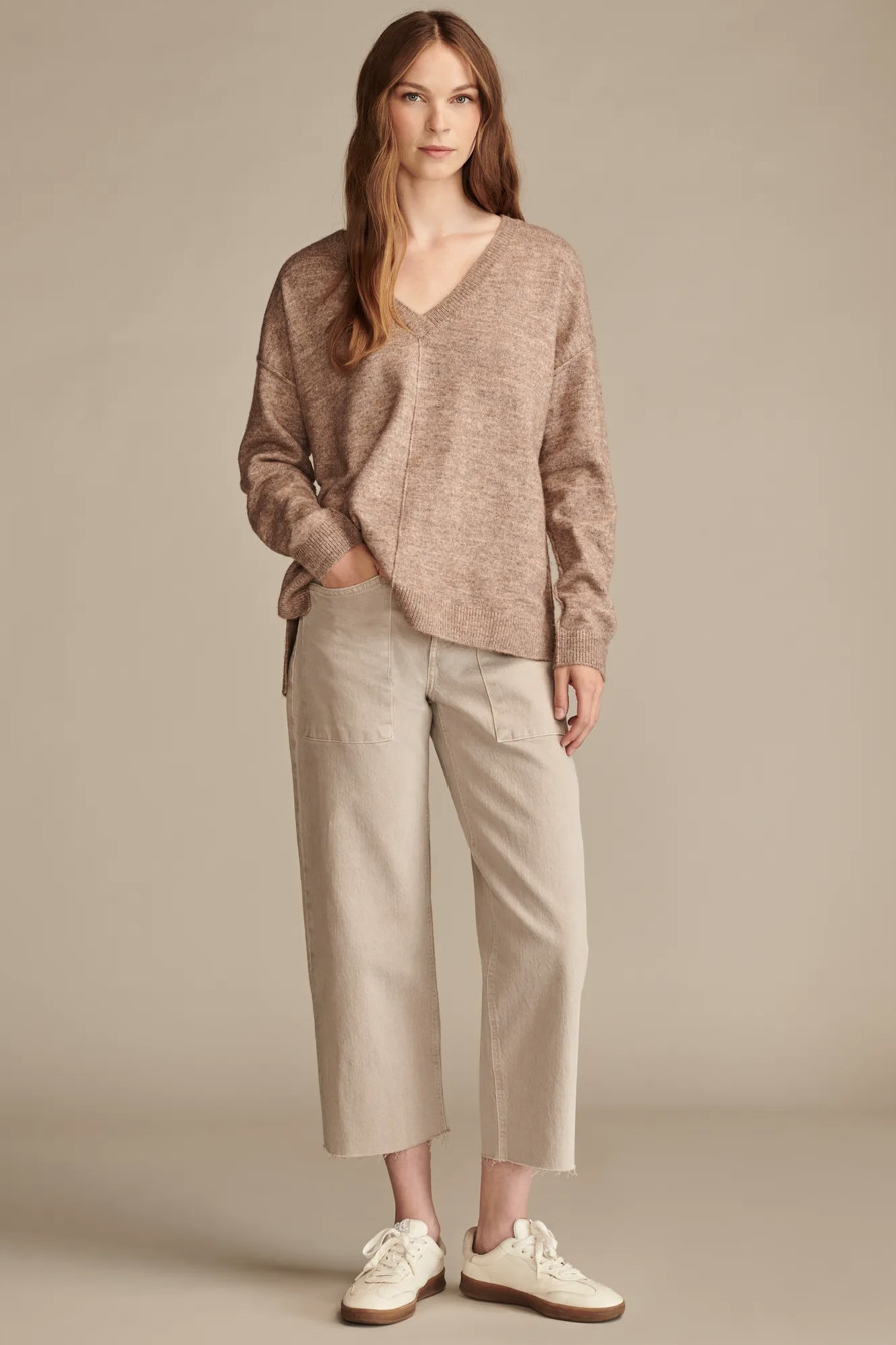 LUCKY LEGEND PATCH POCKET HIGH RISE WIDE LEG | Lucky Brand