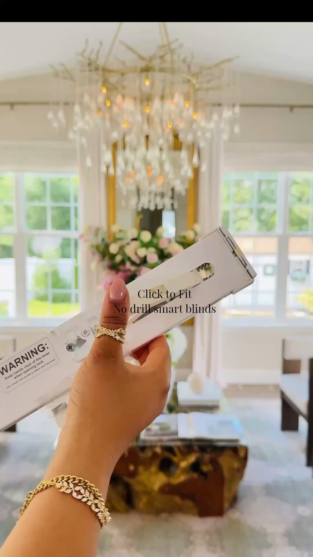 NO drills, NO frills - just click to fit these smart rechargeable blinds and you're done!

Literally ZERO tools required! Shades made real simple. I mean it doesn't get any easier than this!!!

Here are the details on my exact shades used:
No drill Roman Shades in "White Linen"
Light filtering with liner for privacy
Motorized
Pleated fold

Are you inspired?!

#LTKdayinmylife #LTKFestival #LTKSpringSale