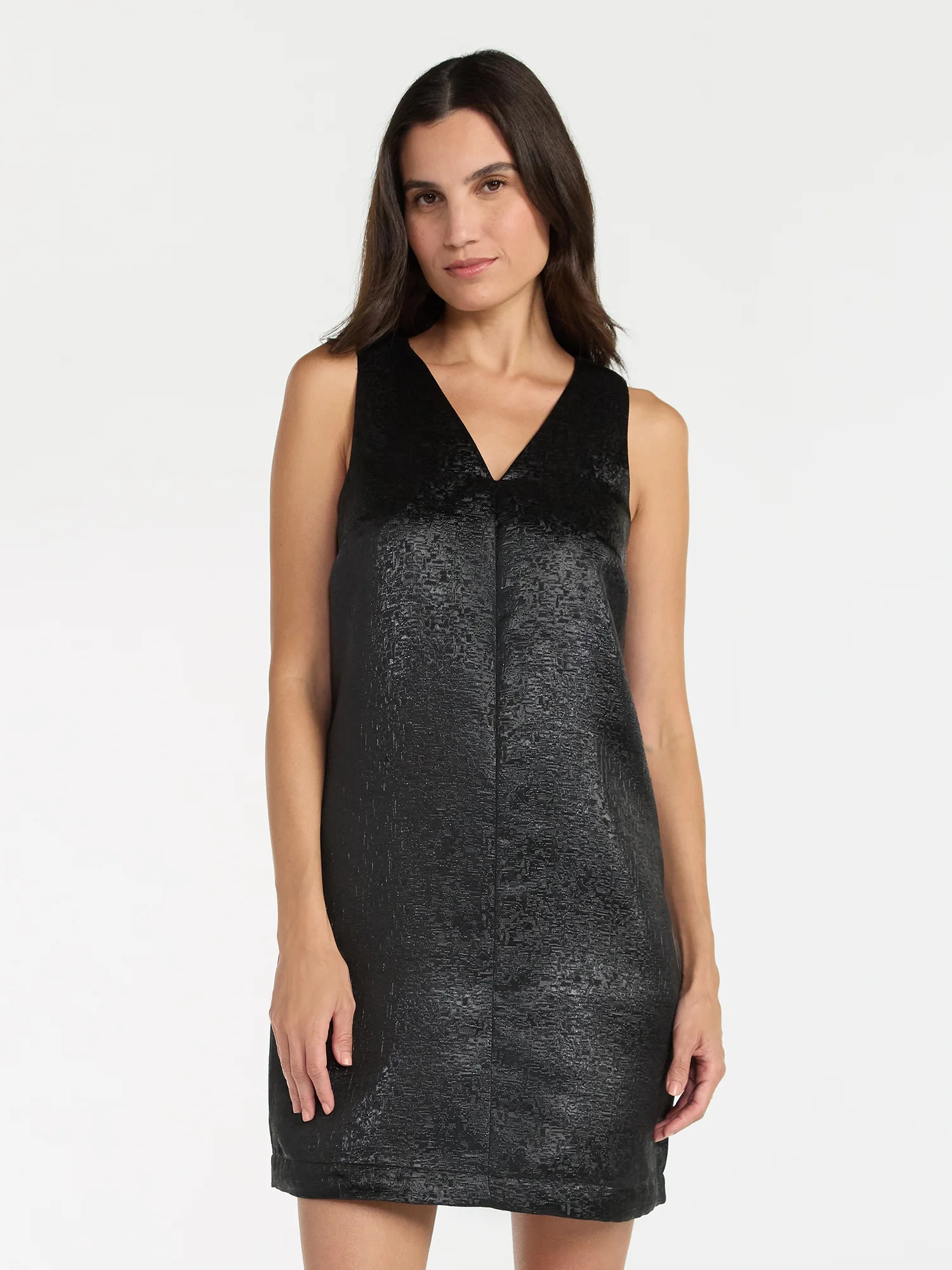 Time and Tru Women's Brocade Shift Dress, XS-XXXL | Walmart (US)