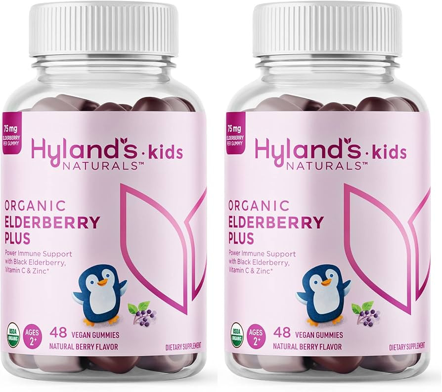 Hyland's Naturals Kids Organic Elderberry Plus Gummies, Organic Black Elderberry with ZINC and Vi... | Amazon (US)