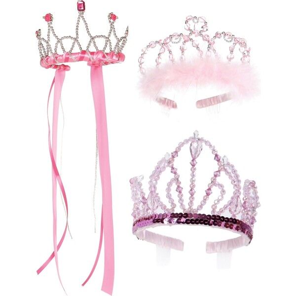 Deluxe Princess Tiara Dark Pink Bundle | Maisonette