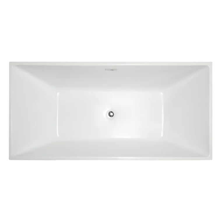 VA6821-S 59" x 30" Freestanding Soaking Bathtub | Wayfair North America