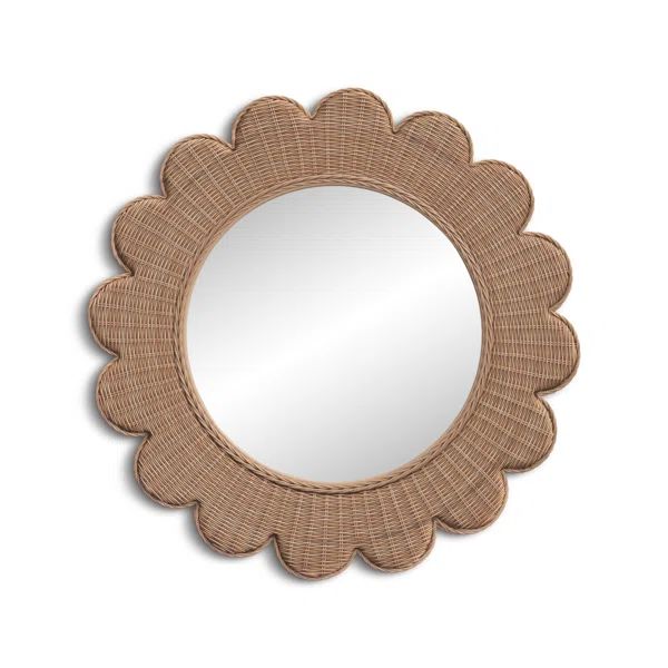 Sonia Rattan Flat Wall Mirror | Wayfair North America