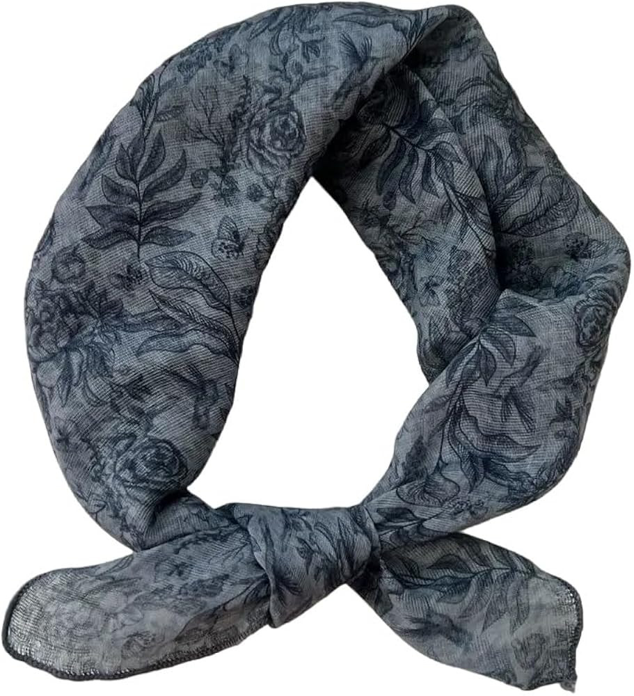 Retro Style Large Cotton Blend Hair Bandana Headband, Head Wrap, Hair Neck Scarf for Women 24 x 2... | Amazon (US)