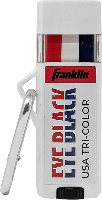 Franklin Sports Baseball Eye Black - Red, White + Blue USA Sports Eye Black Stick for Kids + Adul... | Amazon (US)