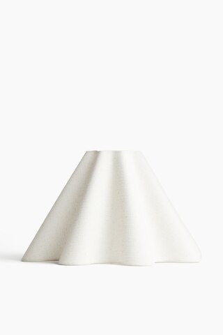 H & M - Linen-blend lampshade - White | H&M (UK, MY, IN, SG, PH, TW, HK)