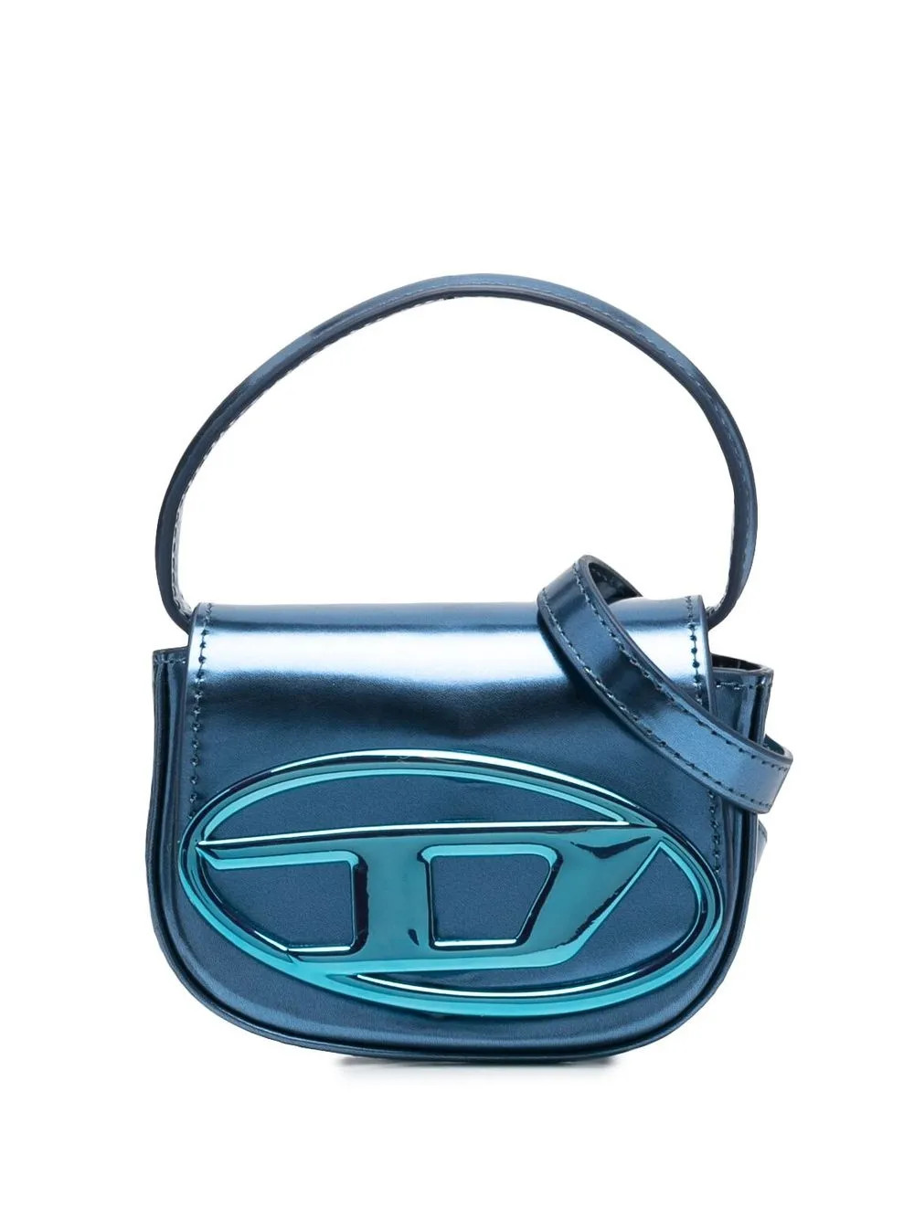 Bolsa mini metálica com placa de logo 1DR-XS-S | Farfetch Global