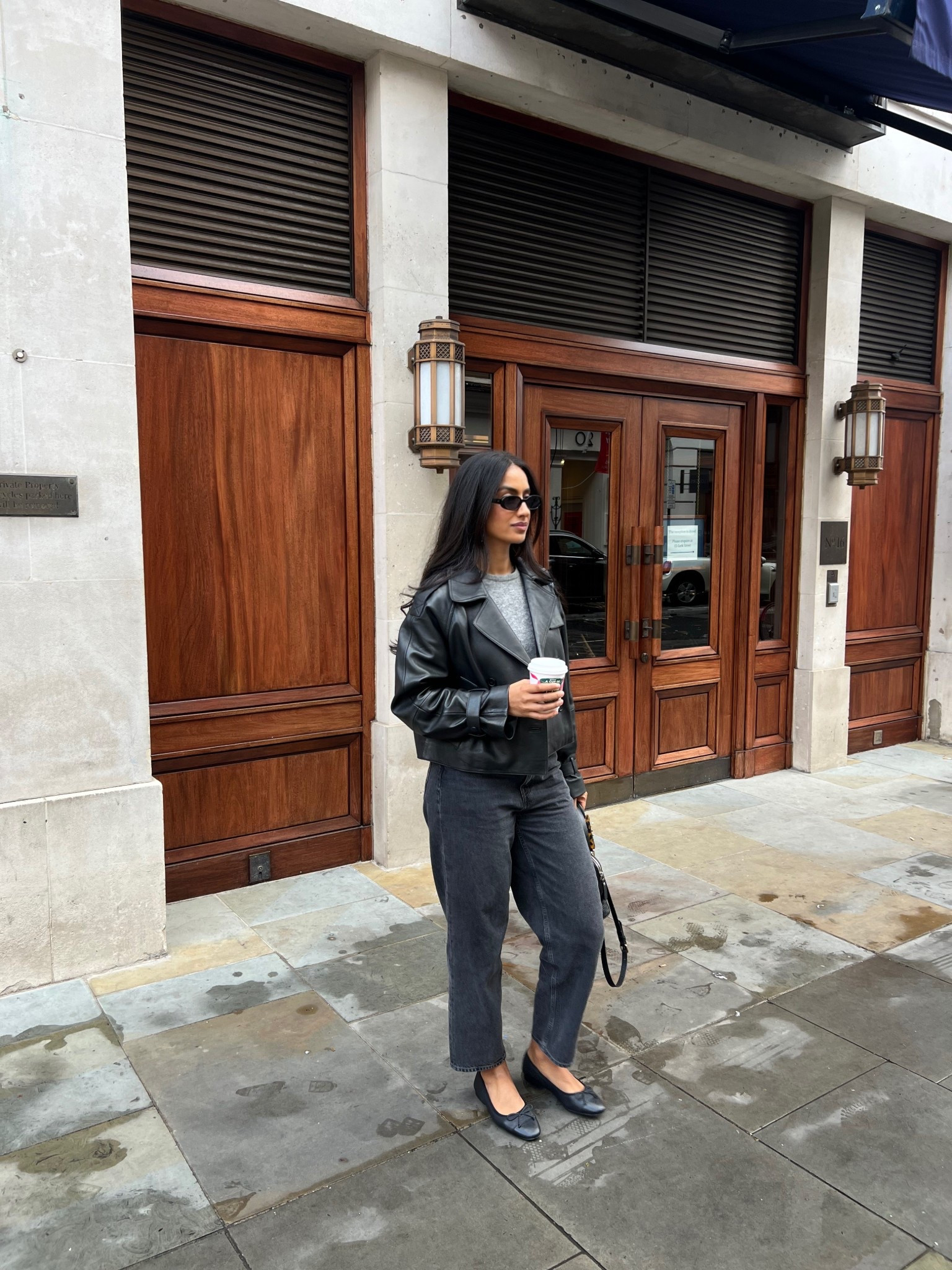 Autumn look , leather jacket , casual style , tapered jeans , barrel leg jeans 

#LTKstyletip #LTKjeans #LTKuk