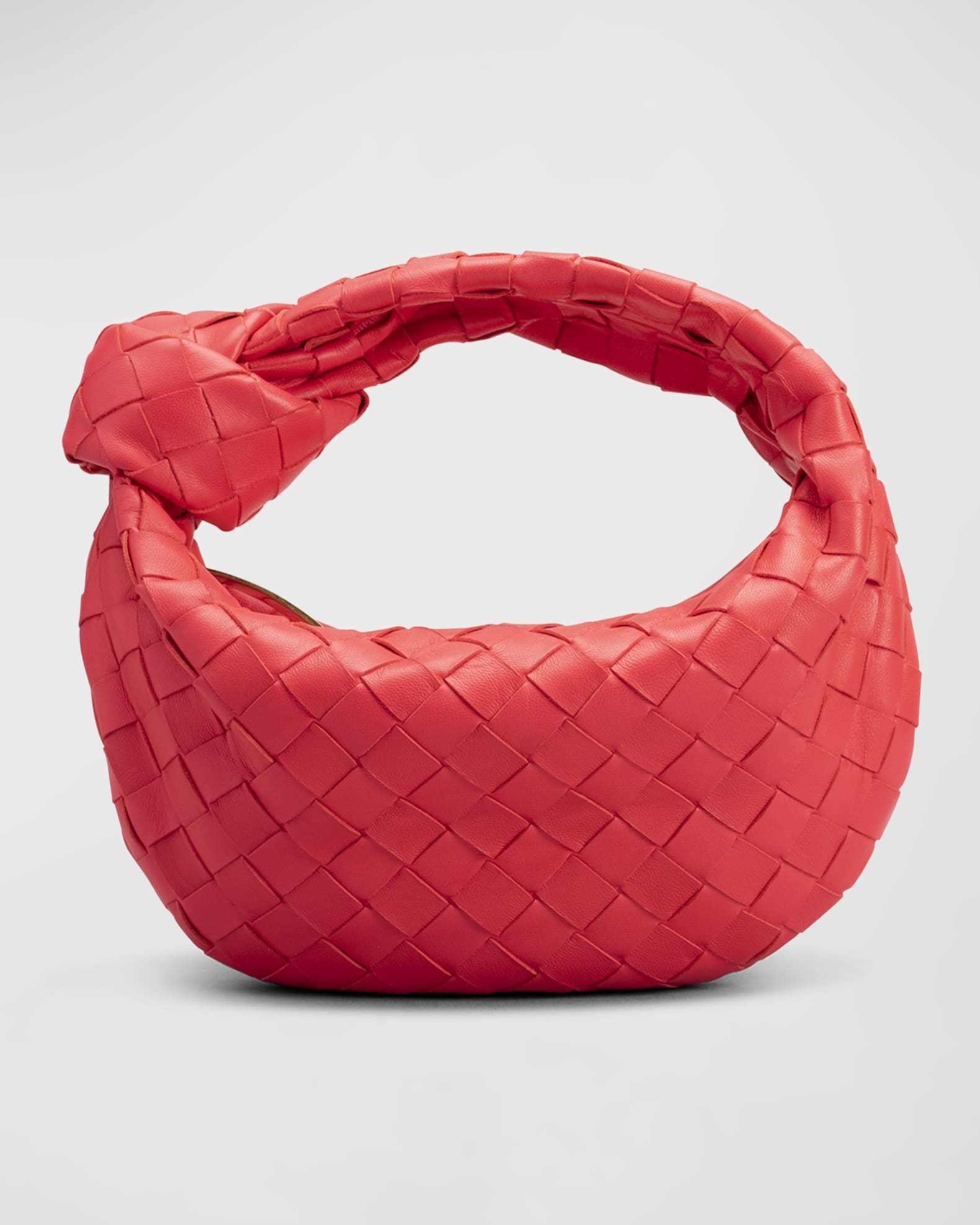 Bottega Veneta Jodie Mini Intrecciato Knot Hobo Bag | Neiman Marcus