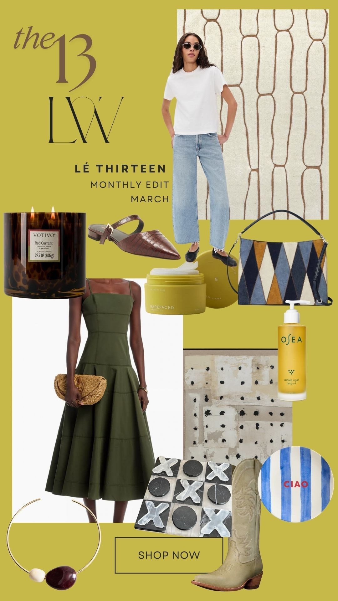 Lé Thirteen : March Edit

#LTKootd #LTKBeauty #LTKHome