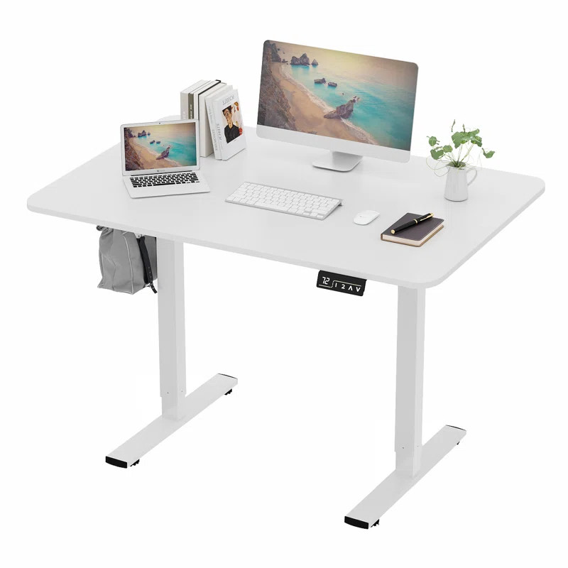 The Twillery Co.® Putnam Height Adjustable Standing Desk & Reviews | Wayfair | Wayfair North America