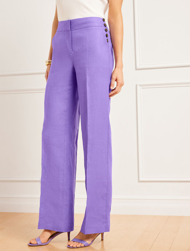 Talbots Greenwich Linen Pants | Talbots
