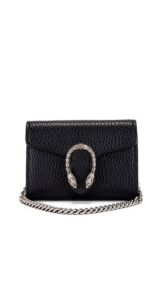FWRD Renew Gucci Dionysus Wallet On Chain in Black. | Revolve Clothing (Global)