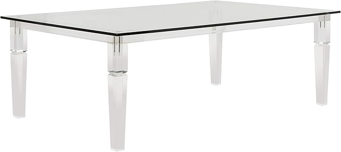 Safavieh Couture Home Amelie Glam Clear Acrylic Coffee Table | Amazon (US)