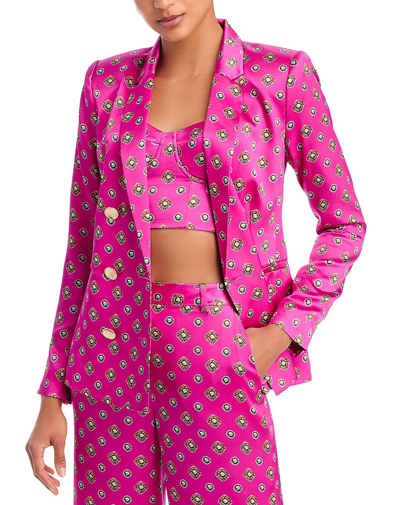 L'Agence Colin Silk Double Breasted Blazer | Bloomingdale's (US)