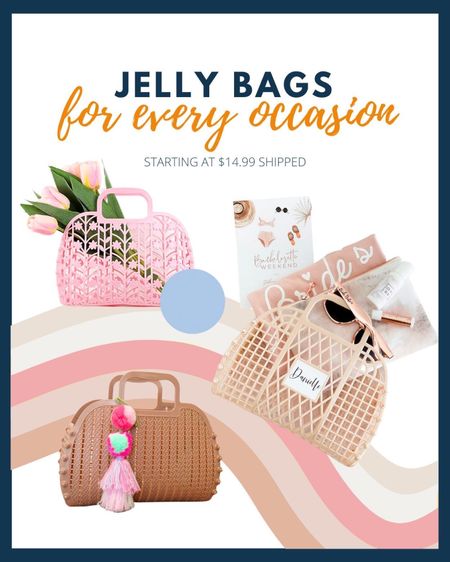 We love the jelly bag trend and picked a few of our current favorites for you! 😍😍 Whether you’re using them for Easter gift baskets or a bachelorette party - there’s so many ways to use these adorable bags!!! 💕😍

#LTKstyletip #LTKkids #LTKitbag