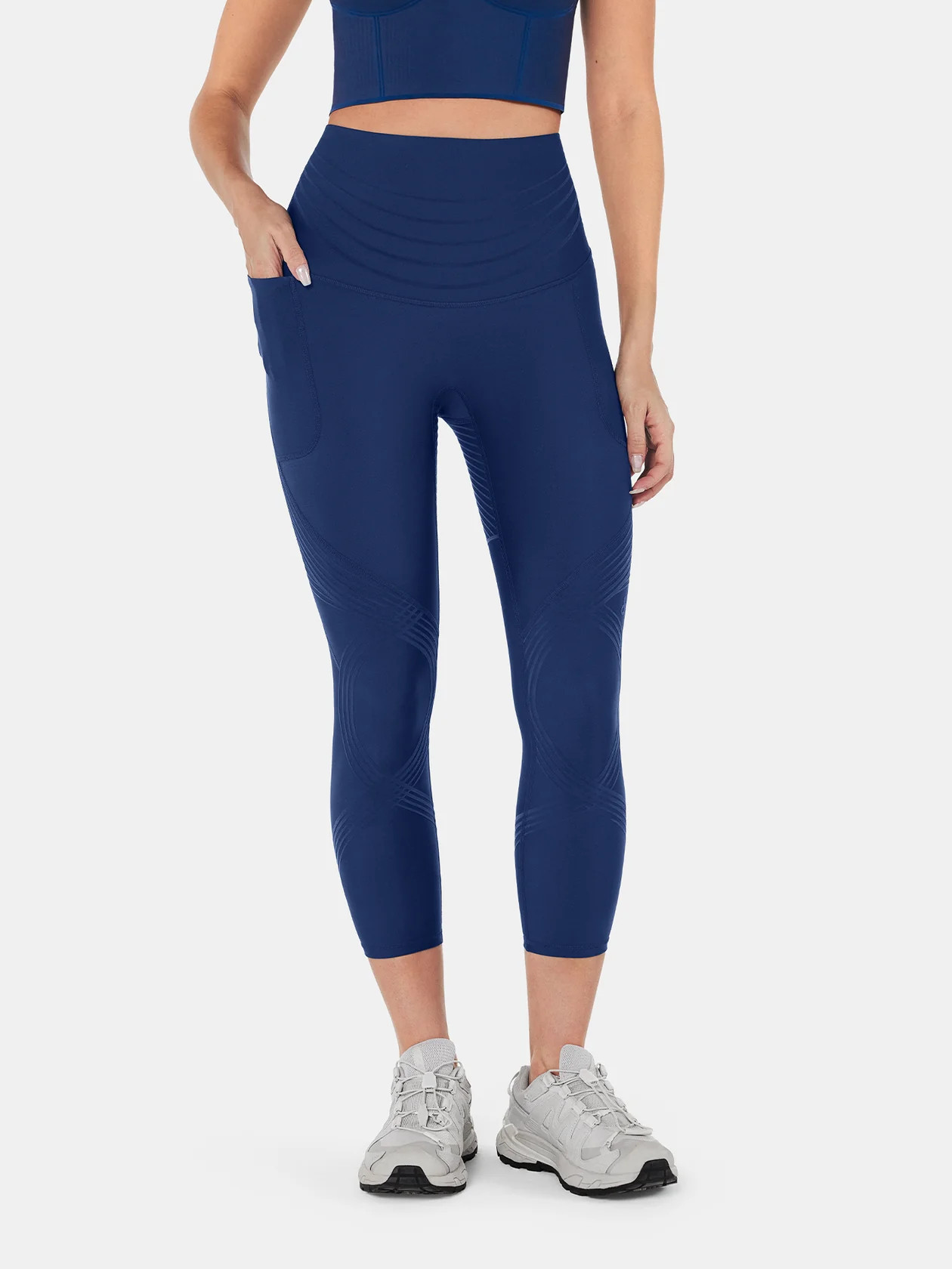 Body Sculpt Side Pocket 7/8 Leggings 2.0 (Reversible Wear) | Fanka INT