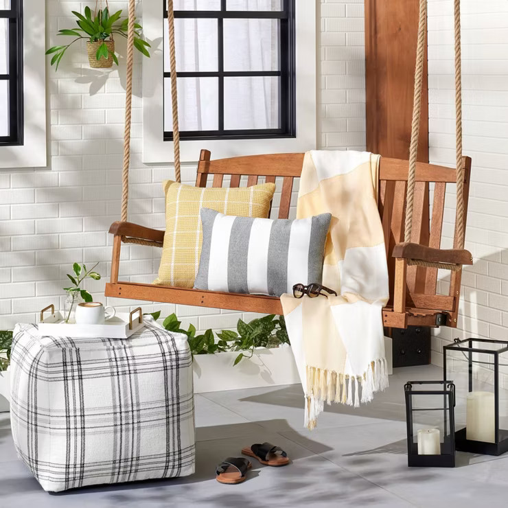 Bold Stripe Indoor/Outdoor Throw Pillow - Hearth & Hand™ with Magnolia | Target