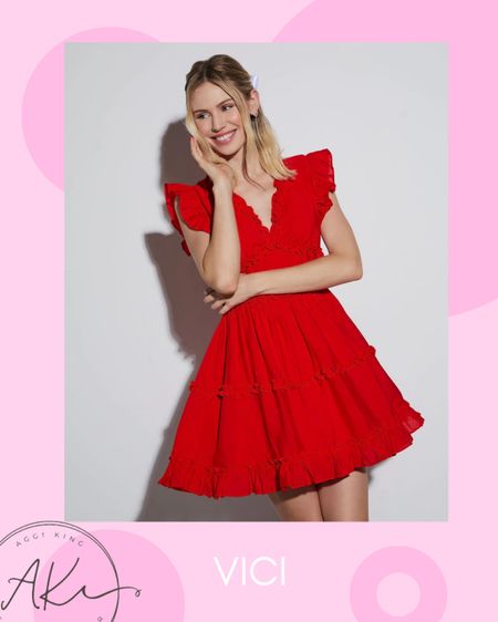 #vici #valentinesday #red #dress 

#LTKstyletip #LTKfindsunder100 #LTKGiftGuide