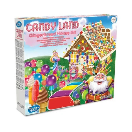 Candyland Holiday Gingerbread House Kit, 29 oz | Walmart (US)