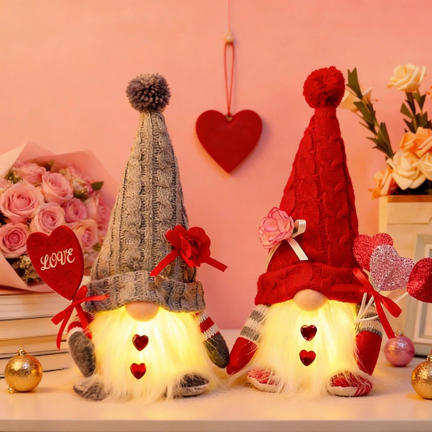 Decorate for Valentine’s Day! The 2 packed Valentine Gnomes Gifts for Her Cute Light Up Gnomes Plush Valentines Day Decorations are ON SALE and under $30.

Keywords: Home refresh, valentines decor, Valentine’s Day decor 



#LTKFindsUnder50 #LTKSaleAlert #LTKHome