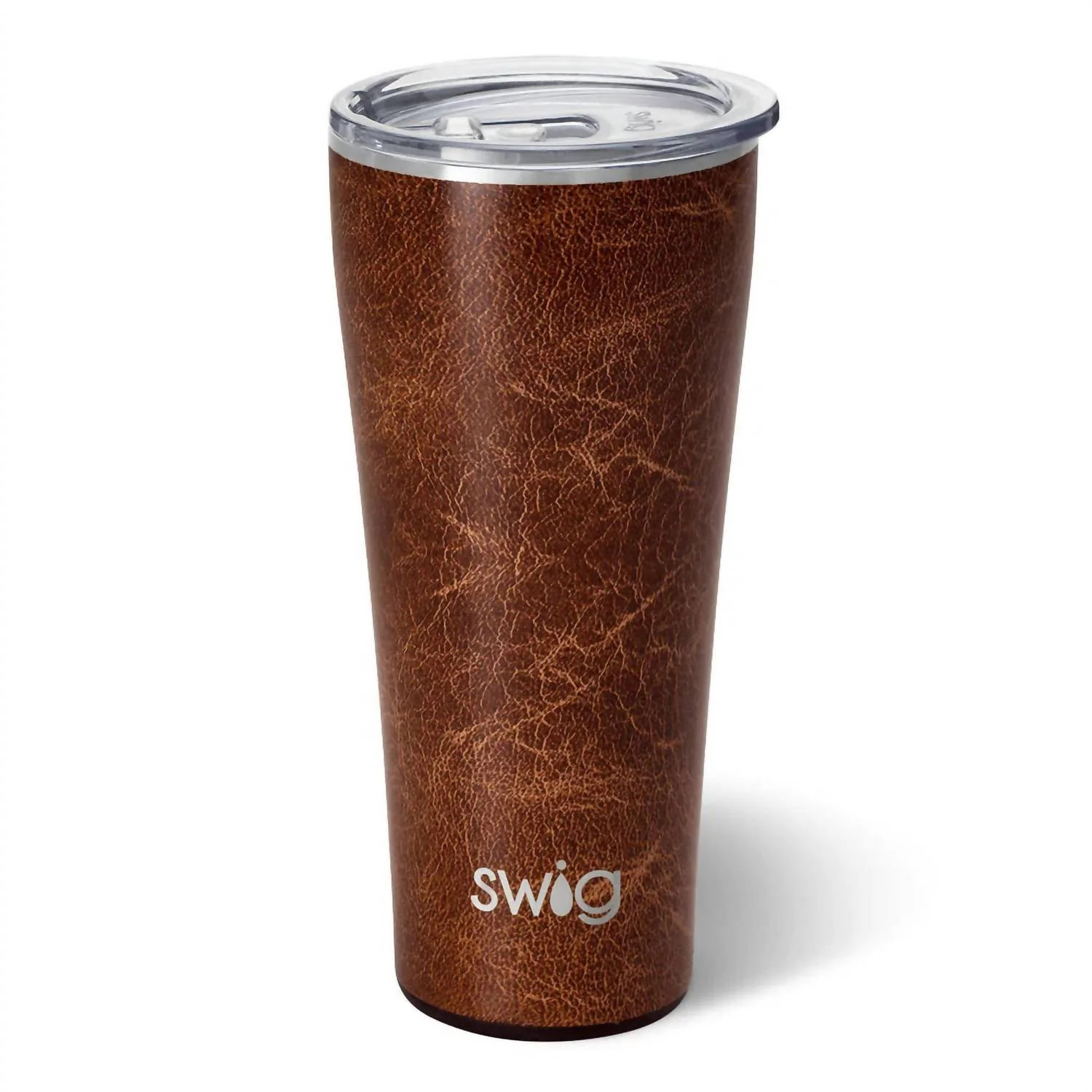 32 Oz Tumbler In Leather | Shop Simon