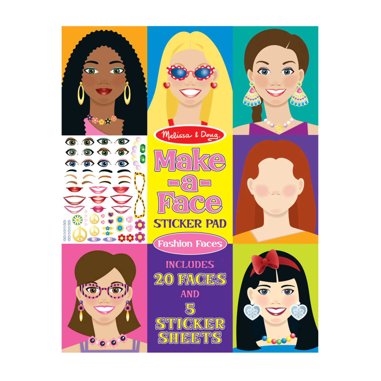 Make-A-Face Sticker Pad | Melissa and Doug