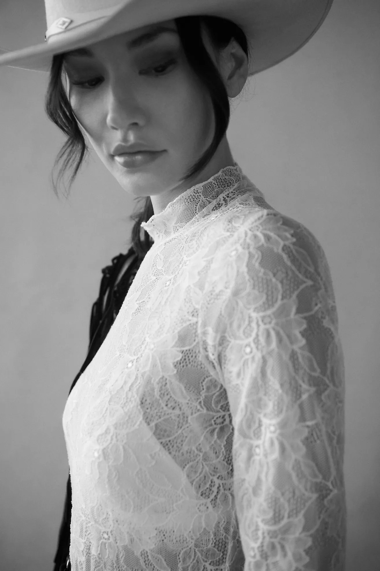 By Anthropologie Lace Layering Turtleneck | Anthropologie (US)