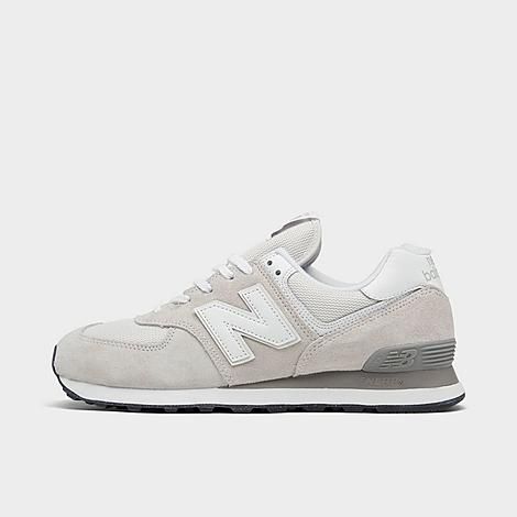 New Balance Women's 574 Casual Shoes in Grey/Nimbus Cloud Size 7.5 Suede | Finish Line (US)