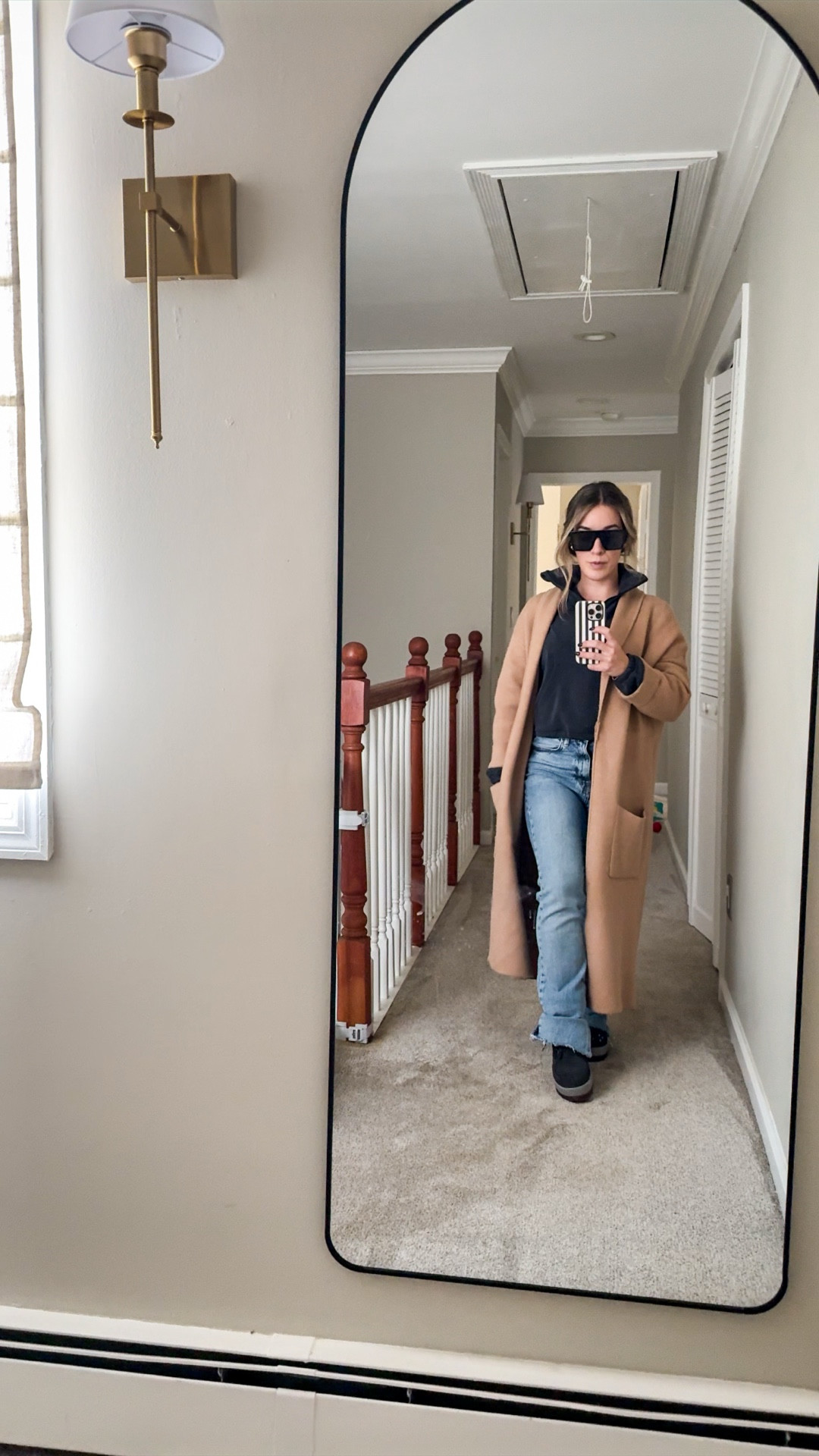 
Monday. Camel. Sunnies

Coat: mango (same & similar one tagged) 
Size: xxs ( dry clean ONLY)
Half zip sweater : lululemon
(Size 4) 
Boots: cougar / color pewter / size 6 (exact & similar ones linked)
Sunglasses: Amazon designer dupe $16 for black & tortoise - exact ones linked 



#quietluxury, #cozyseason

#LTKmomlife #LTKPetite #LTKootd