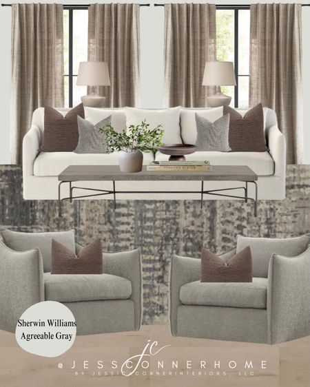 brown | taupe | neutral modern transitional living room design 

#LTKsalealert #LTKfindsunder50 #LTKhome