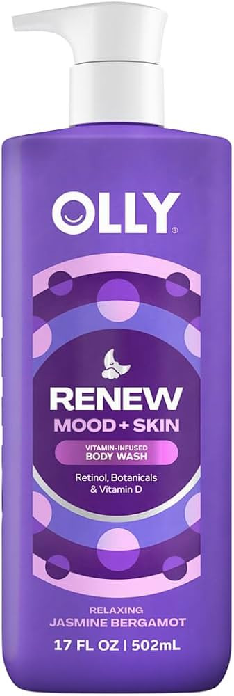 OLLY Renew Body Wash with Vitamin D, Retinol & Botanicals \u2013 Nourishing Cleanser for Skin Bar... | Amazon (US)