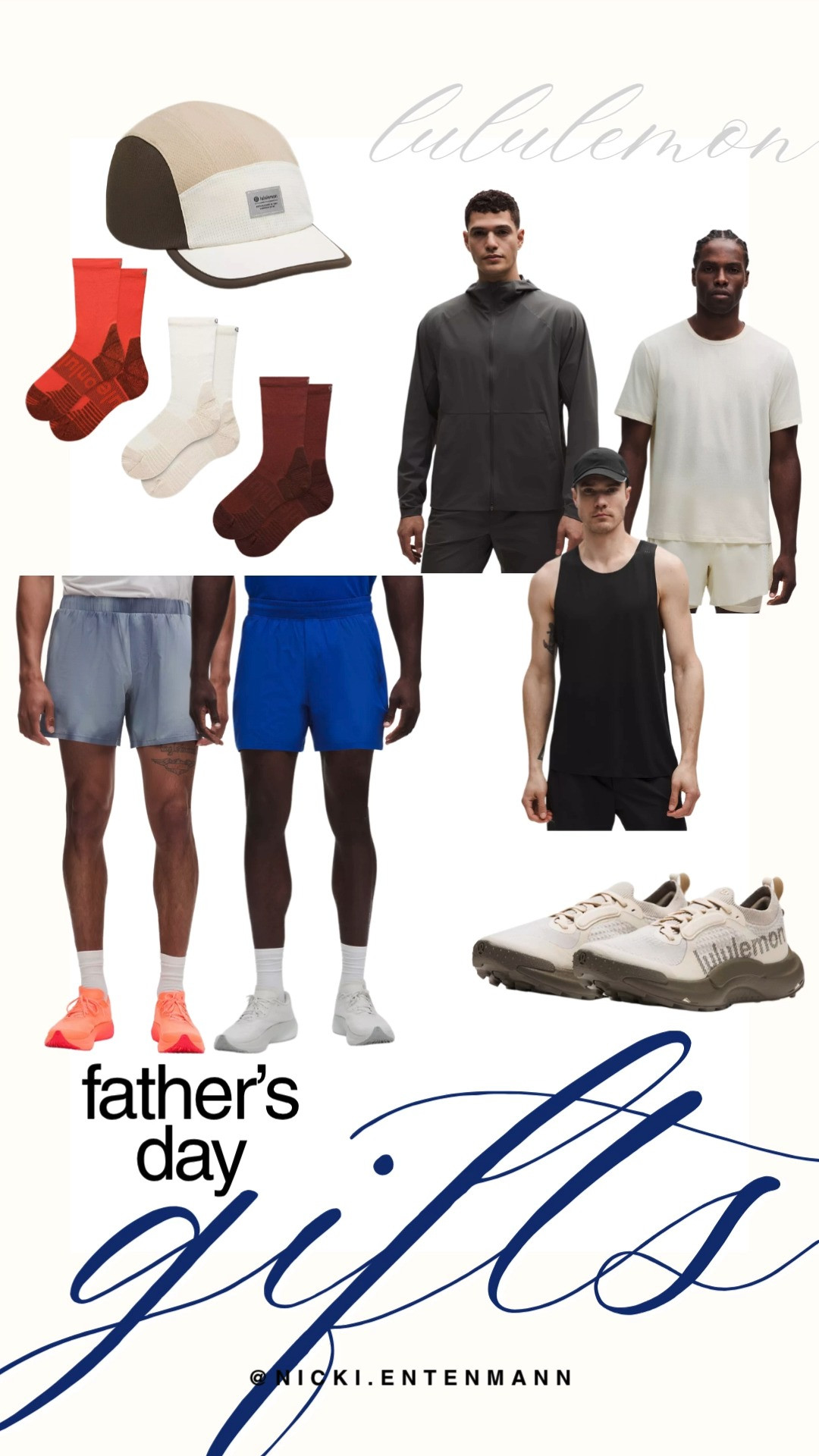 Treat dad to the gift of ultimate comfort and style this year with these premium Father's Day ideas from Lululemon. This curated selection features high performance gear like lightweight running shorts, breathable active tees, classic training tanks, and a sleek zip up hoodie jacket. Complete his athletic look with essential accessories, including supportive athletic socks, a stylish color blocked running cap, and comfortable training sneakers he can wear anywhere.

#lululemon #lululemonmen #fathersday #fathersdaygifts #giftideasfordad #mensactivewear #athleisure #giftguide #sportystyle #happyfathersday 

 #LTKootd #LTKActive #LTKMens