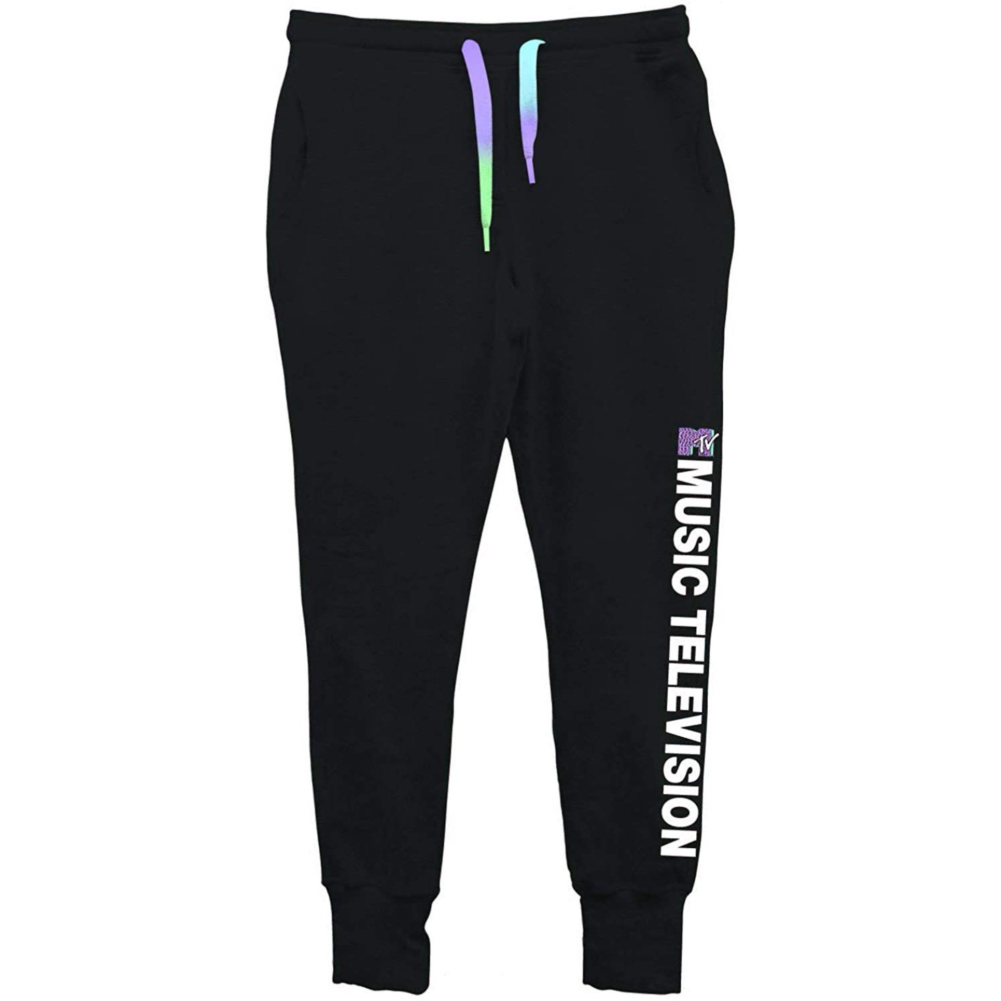 MTV Ladies Fashion Jogger Sweatpants - #TBT Ladies 1980's Clothing - I Want My Logo Jogger Sweatp... | Walmart (US)