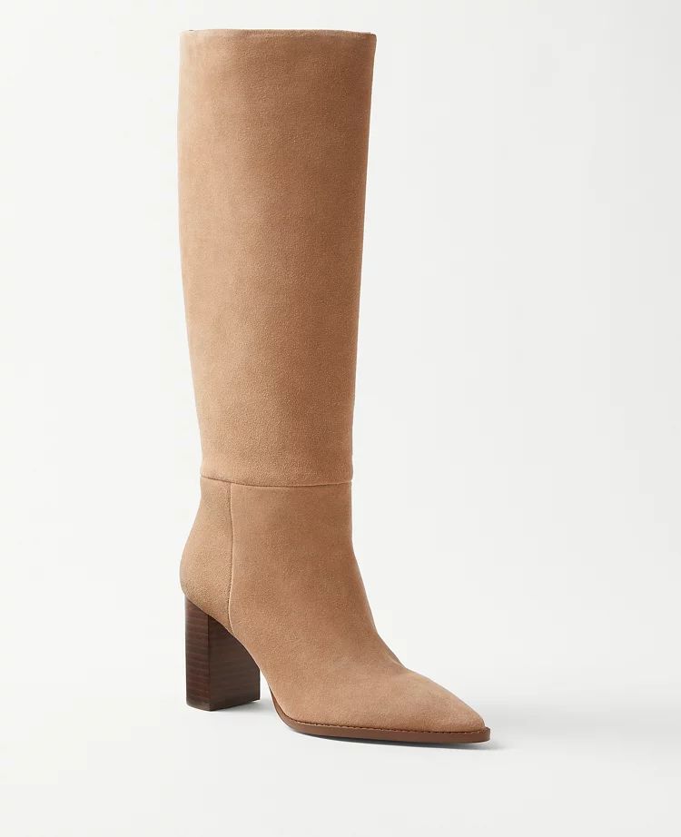 Slouchy Suede Boots | Ann Taylor (US)