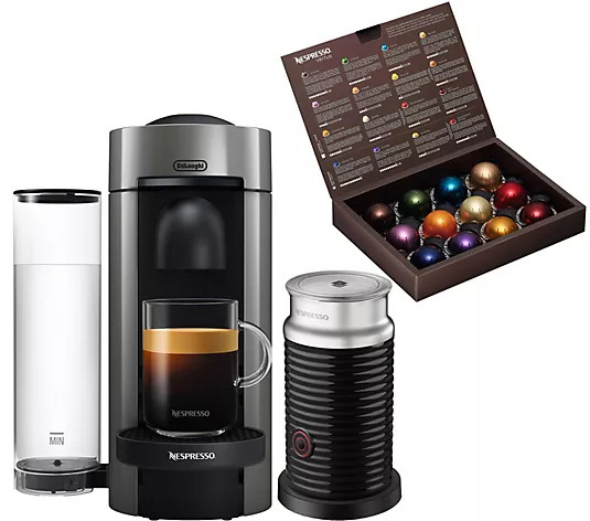 Nespresso Vertuo Plus Coffee Machine w/ Frotheby DeLonghi | QVC